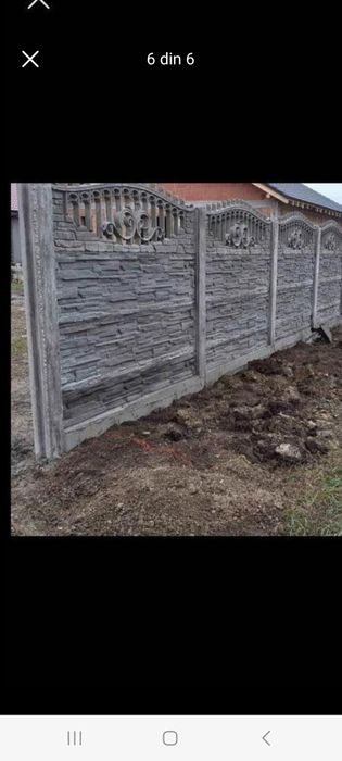 Gard beton  prefabricat