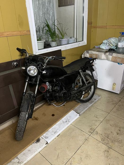 Мотоцикл альфа на ходу