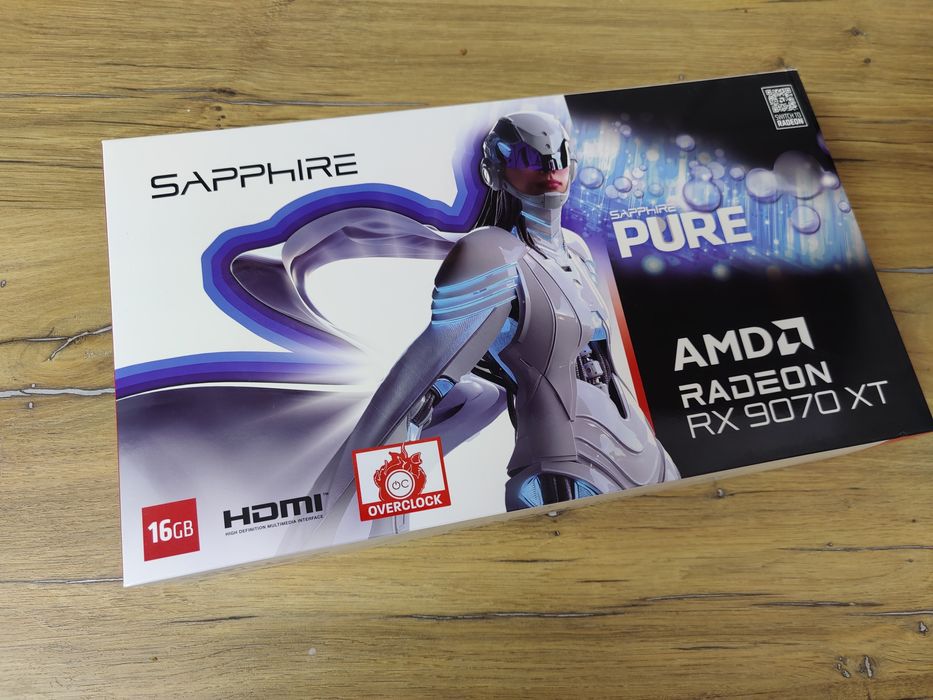 sapphire pure oc 9070xt 16gb placa video radeon