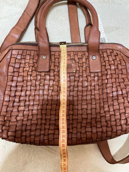 Винтидж нова  чанта от естествена кожа.