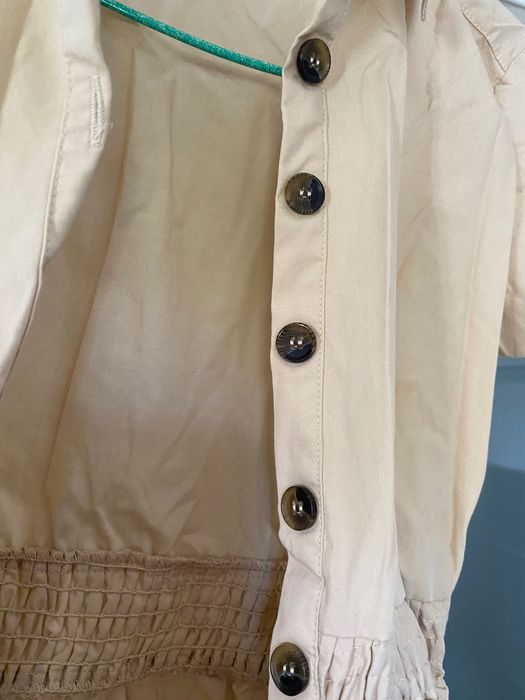 Детска рокля - бежова