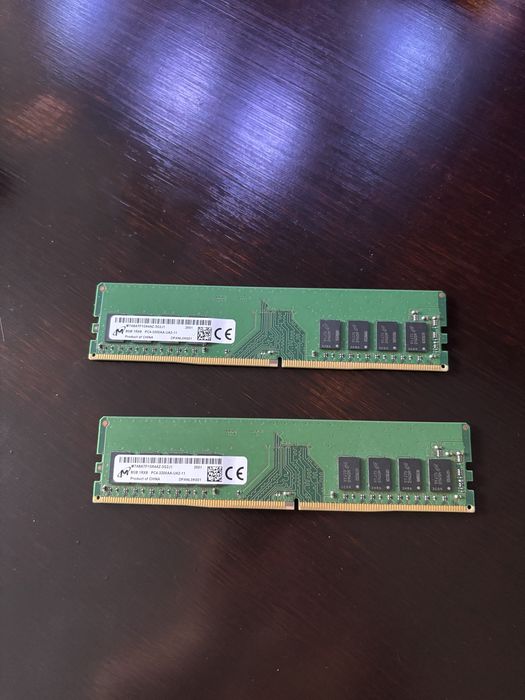 Kit Memorie RAM Desktop 16GB (2x8GB) Micron DDR4 3200MHz PC4-3200AA