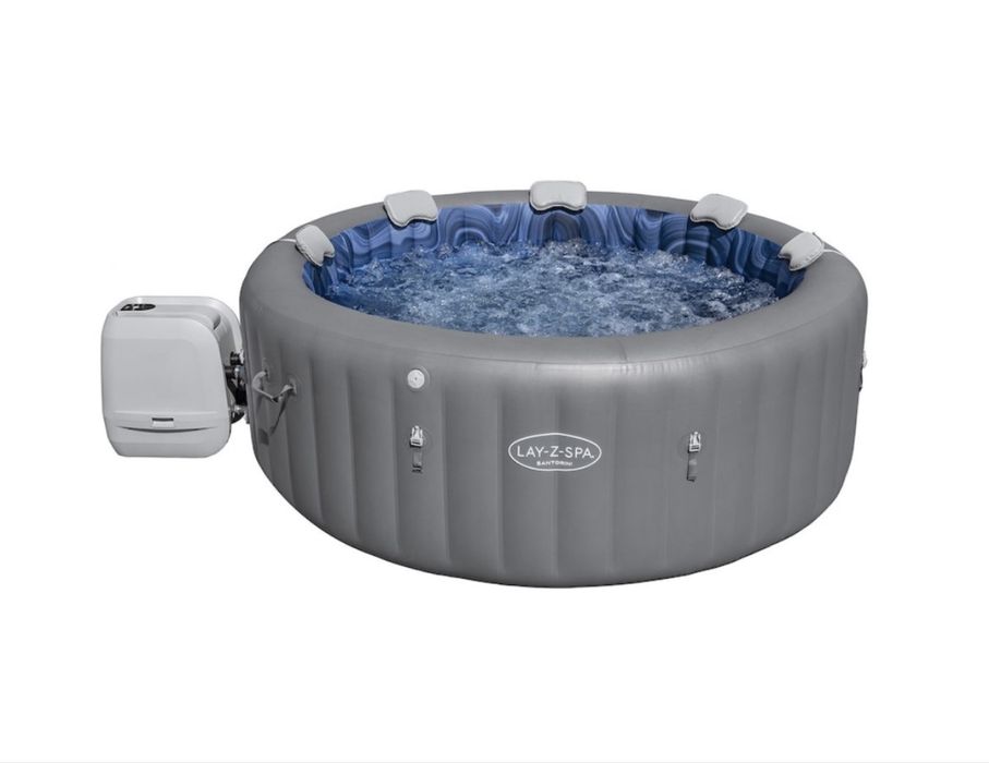 Jacuzzi gonflabil premium Bestway Lay-Z-Spa Santorini HydroJet(5-7 persoane) sigilat