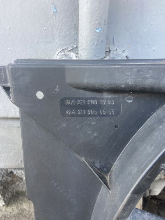 W211 вентилятор