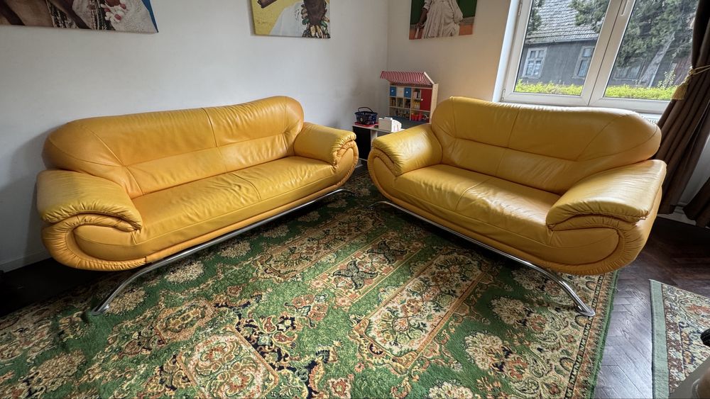 Set Canapea Piele 2/3persoane