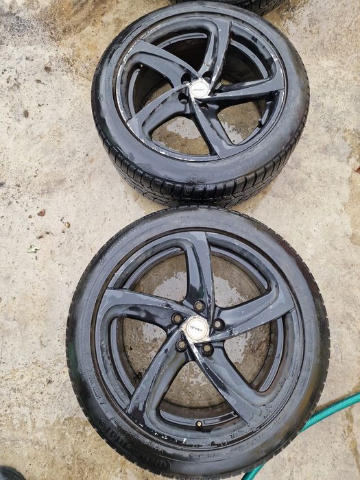 Janta aluminiu de rezerva pe 18 cu cauciuc