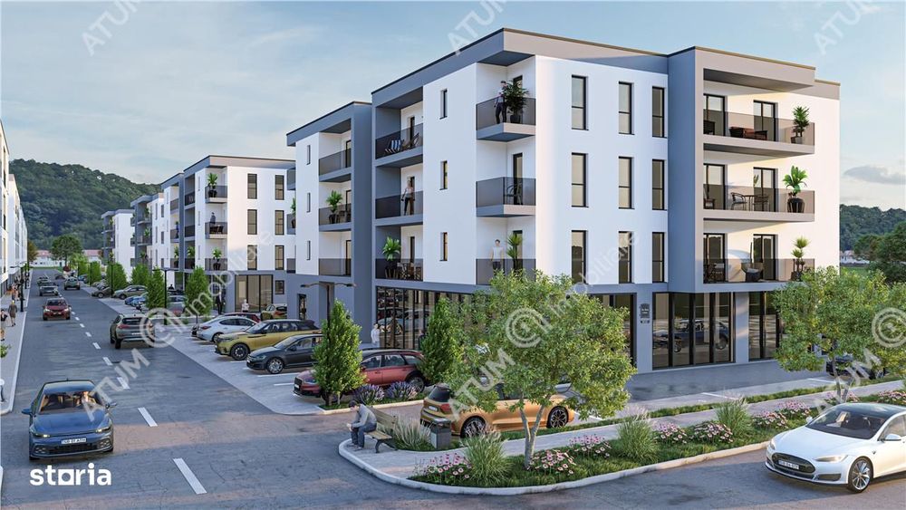 Apartament cu 2 camere etaj 1 la cheie 55 mp utili si loc parcare