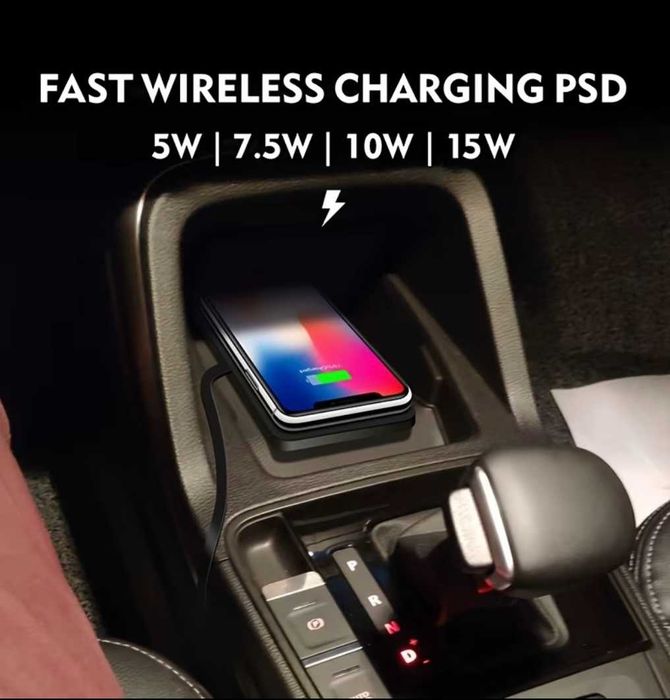 Универсално Бързо Безжично Зарядно за Кола – 15W Fast Charge