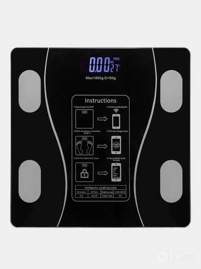 Elektron pol tarozi,smartfon ilova bilan 180 kg, telefonga ulanish