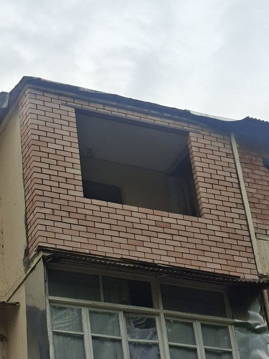 Balkonga g'isht teramiz. Kladka balkon. Керпичная кладка балконов