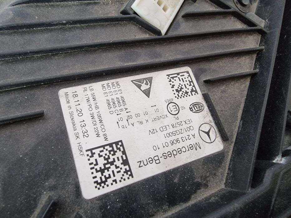 Far stanga Mercedes E Class W213 Facelift dupa 2020 cod A2139060110