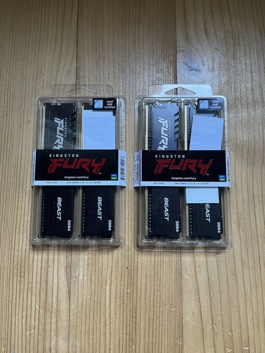 32gb RAM ddr4 la 3200MHz Kingston Fury (4x8gb)