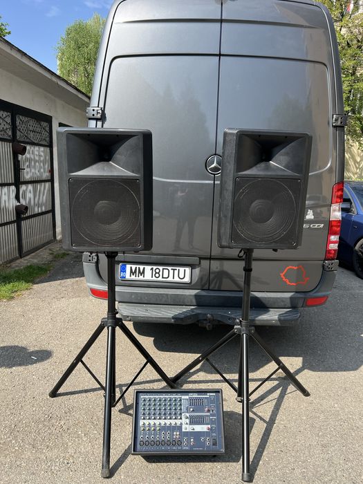 Boxe mixer yamaha cu amplificator