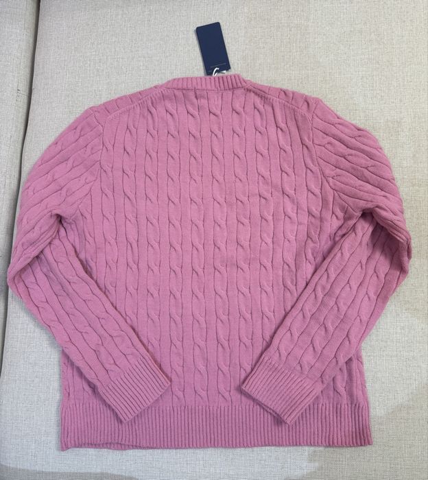 Pulover Ralph Lauren - roz cherry - marimea S