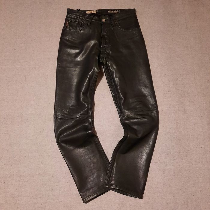 Pantaloni Moto Piele Naturala Premium "Rocky" - Marimea S - Stare Impecabila!