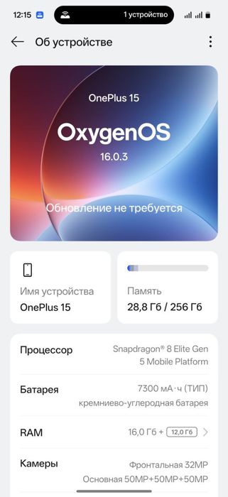 OnePlus 15/CN 16/256