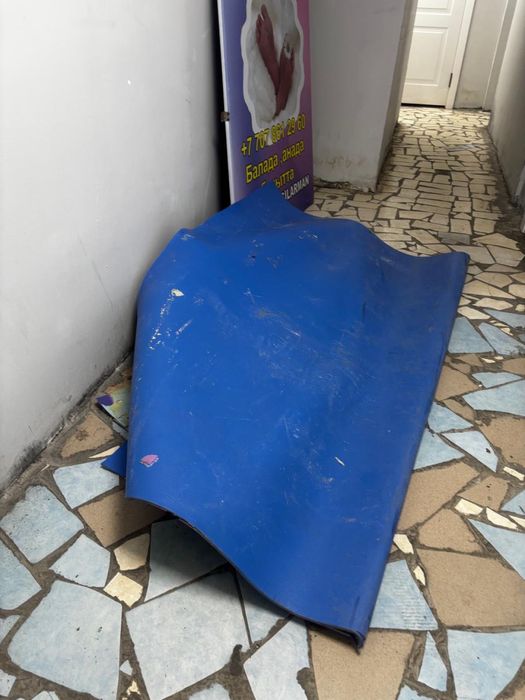 Спортивный линолеум 4мм синий