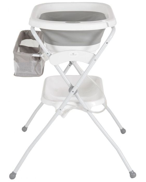 Вана със стойка и повивалник Cangaroo - Como, сива