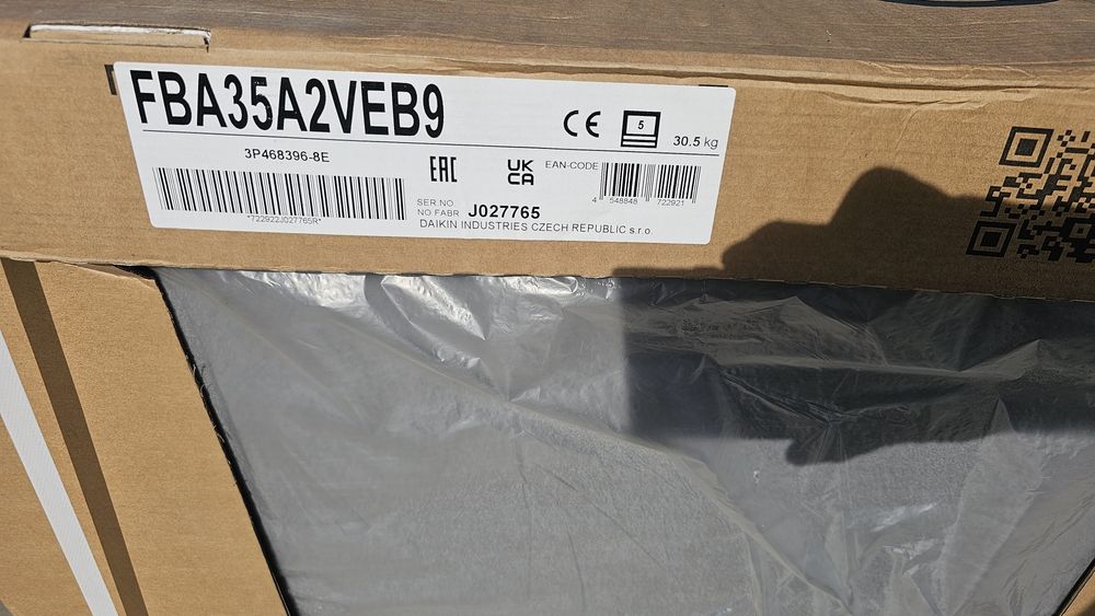 Канални климатици Daikin  2бр х 12ки FBA35 с RZASG71