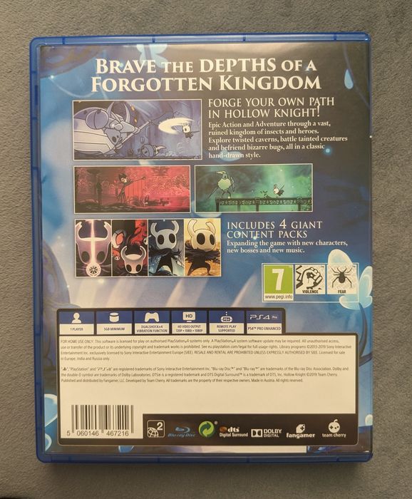 Hollow knight для PS4