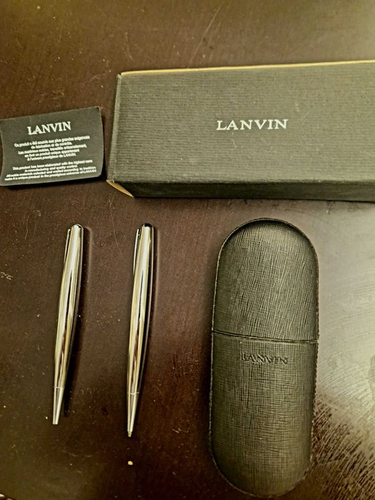 Set cu Creion Mecanic si Pix cu rezerva Lanvin,nefolosite,noi
