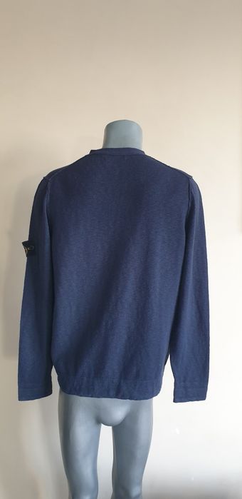 Stone Island Cotton Knit V - Neck / L ОРИГИНАЛ! Мъжки памучен Пуловер!