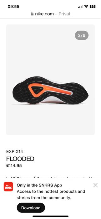 Nike EXP - x14 FLOODED