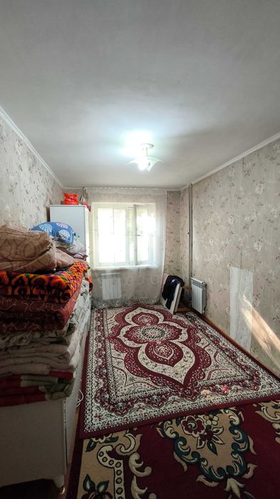 Продаётся 2-комнатная квартира на 1 этаже. ЖАНГЕЛДИНА-остановка АЙГУЛЬ