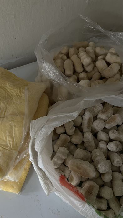 Домашний курт и свежее домашнее масло