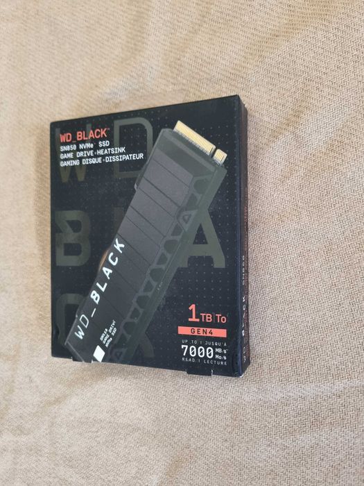 SSD WD Black SN850X, 2TB, PCIe Gen4 x4, NVMe, с радиатор
