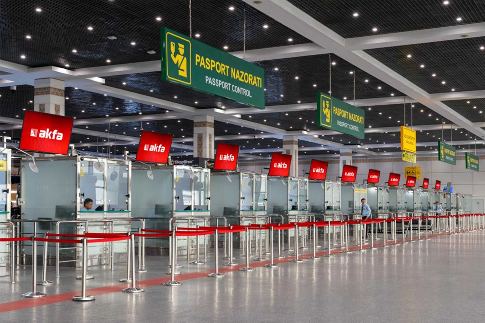 Реклама в аэропортах Ташкента | Узбекситана | REKLAMA AYRAPORT | RA-10