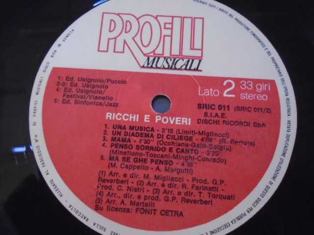 Винил пластинка  Ricchi E Poveri