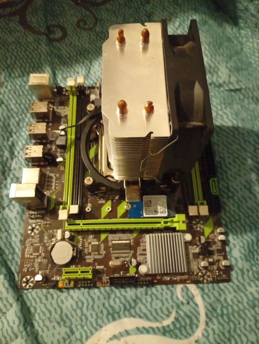 Материнская плата+процессор+кулер