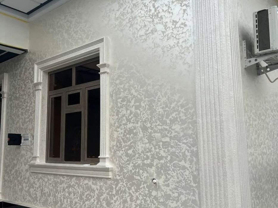 Travertin va atachinto fasad ishlari , 55 mingdan 120 mingacha.