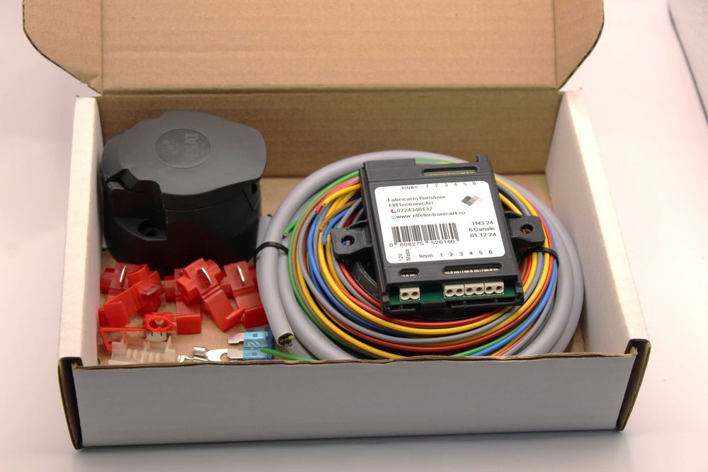 TM3.24 modul carlig remorcare canbus remorca 7/13 pini. Universal