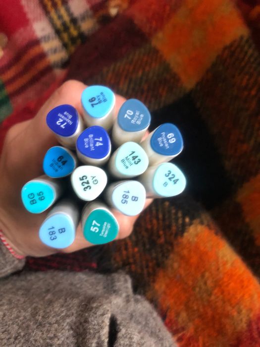 Маркери за рисуване - на брой