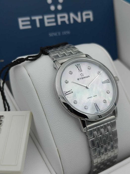 Ceas Eterna Eternity Lady Diamonds 32 mm – Swiss Made – Nou – Full Set