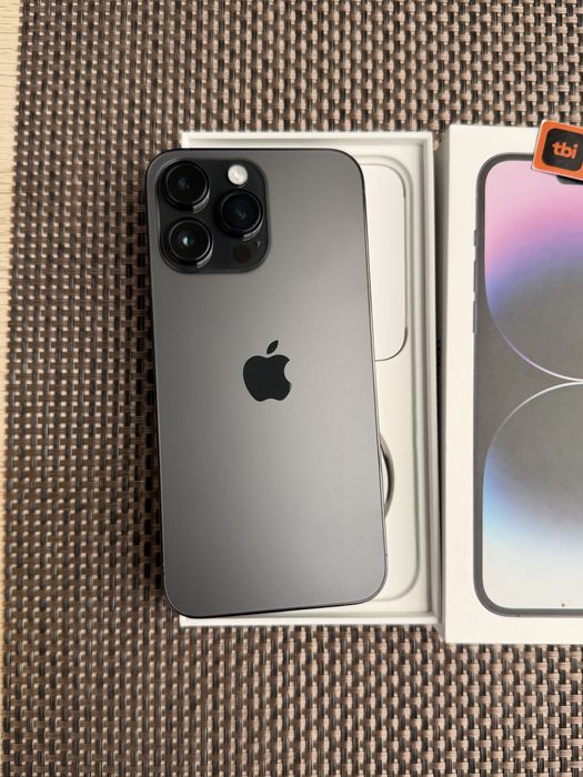 Като нов*Iphone 14 Pro Max*ЛИЗИНГ  17€/м 128GB айфон 14 про макс Space gray