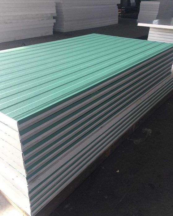 Кровельные сэндвич панели пенопласт, Стеновые сэндвич панели пенопласт