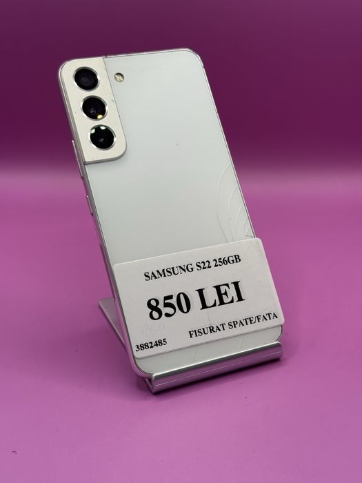 Samsung S22 256GB Fisurat •Amanet Matei Crangasi•38824