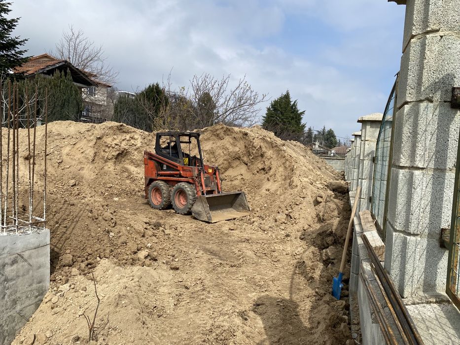 Услуги с мини Бобкат багер самосвал с кран