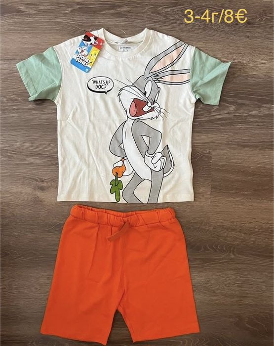 Нови пролетни и летни дрехи за момче 98-104см