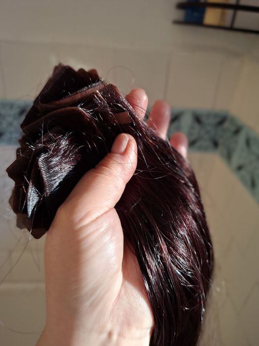 Extensii TIPE-ON -PĂR NATURAL Belher !!!  3  seturi!
