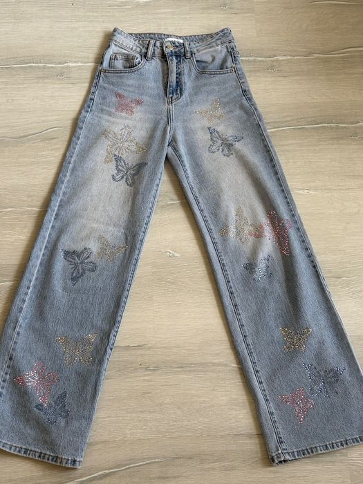 Чисто нови дамски дънки ХС/С