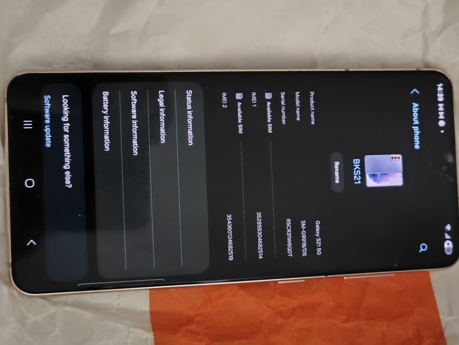 Samsung S21 5G 128 GB