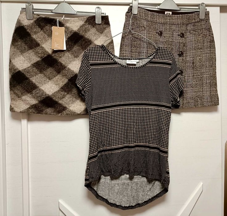 2 fustițe lână C&A cu tricou cadou