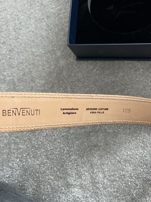 Set barbati curea si portofel piele Benvenuti