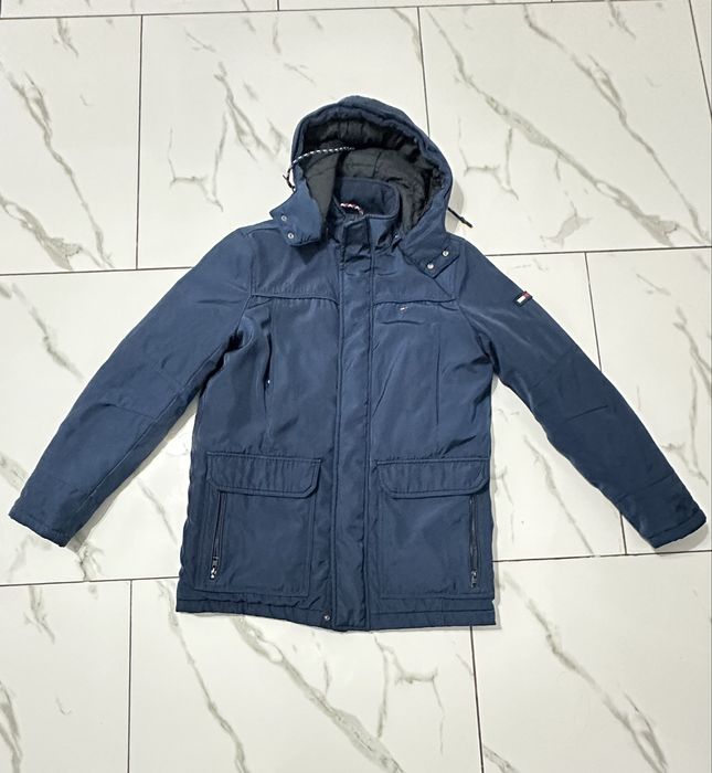 Geaca lunga tommy hilfiger barbati marimea M