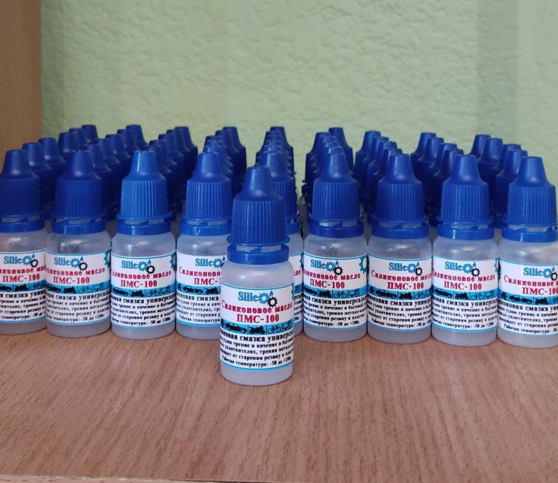 Силиконовое масло ПМС-100, ПМС-200, силиконовая смазка; silikon pms