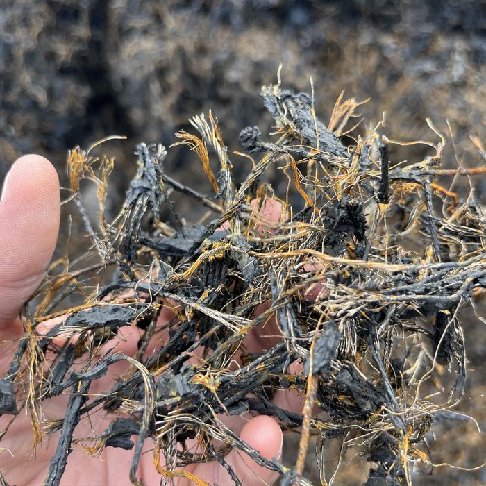 Металлическая стружка и текстиль